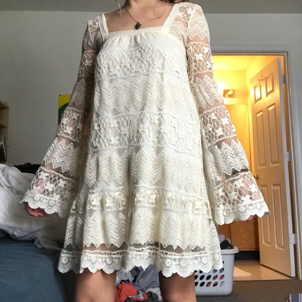 super cute lace dress **perfect for Easter**